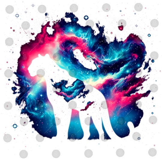 Cool Leopard Galaxy Space Art Digital Files