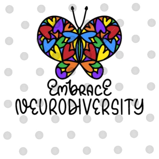 Embrace Neurodiversity Awareness Aware Motivationa Digital Files