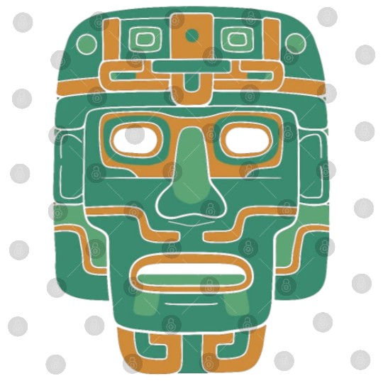 Aztec God Ancient Mythology Huitzilopochtli Mask Digital Files