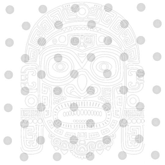 Maya God Mayan Mythology Ek Chuah Intricate Mask Digital Files