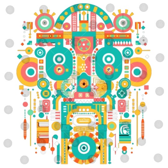 Maya God Mayan Mythology Itzamna Mask Art Digital Files