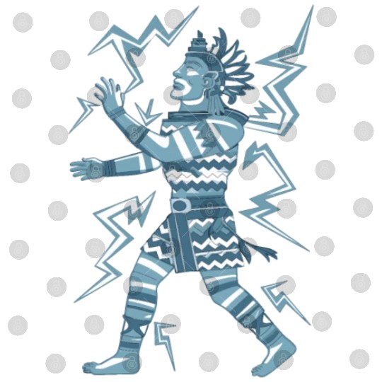 Maya God Mayan Mythology Kauil Lightning Warrior Digital Files