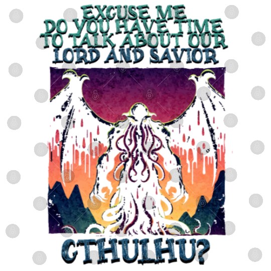 Lord & Savior Cthulhu Cult Lovecraft Necronomicon Digital Files