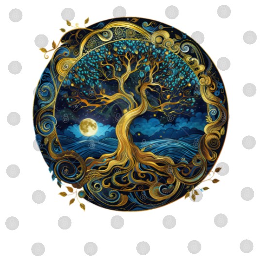 Irish Nordic Celtic Tree of Life Yggdrasil Digital Files