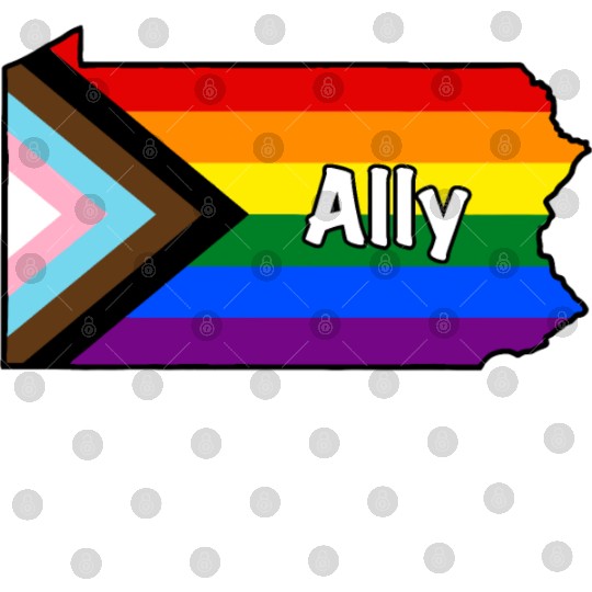 Pennsylvania Pride Ally Progress Flag Digital Files