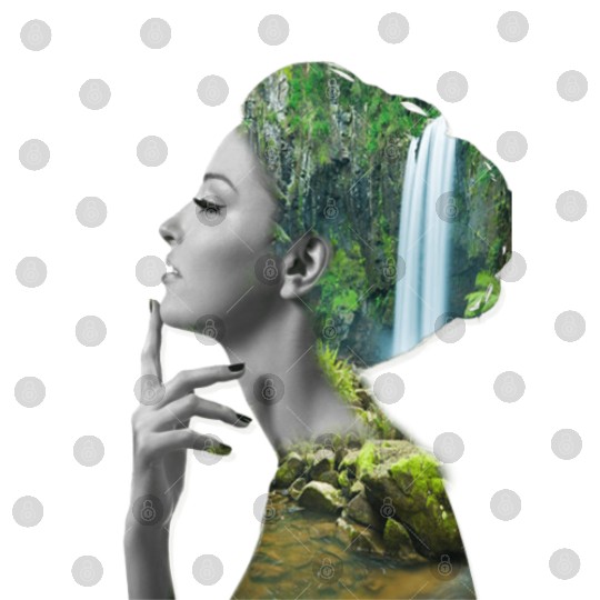 "Girls Waterfall Digital Files - Trendy & Stylish Summer