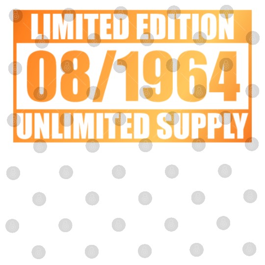 60th birthday Limited Edition - ꝏ Supply 08/1964 Digital Files