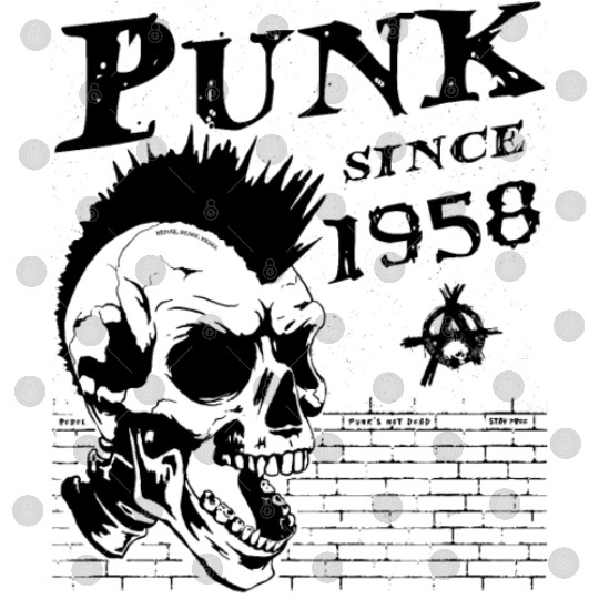 Punk Since 1958, Punks Not Dead, 66 Years Old and Digital Files