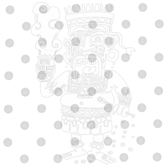 Maya God Mayan Mythology Buluc Chabtan Digital Files