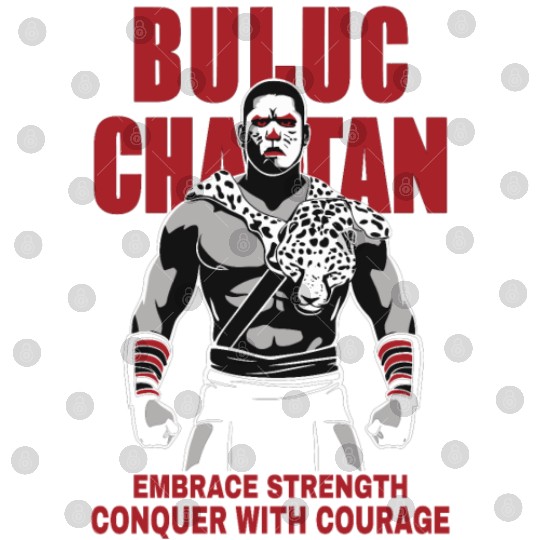 Maya God, Buluc Chabtan Embrace Strength Conquer Digital Files