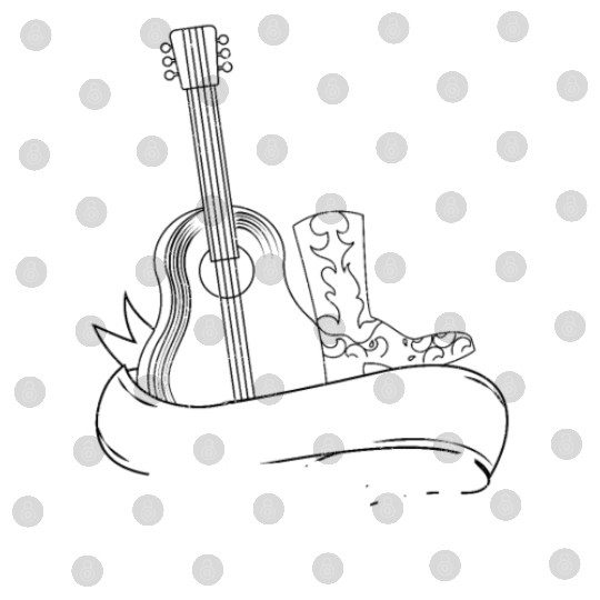 Living In A Country Song Western Country Music Digital Files