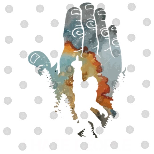 Bigfoot ! I Hate People Bigfoot Camping Watercolor Digital Files