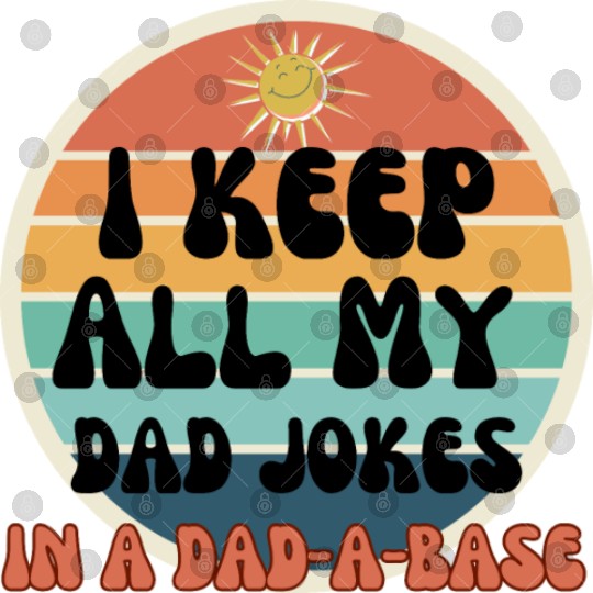 Funny dad jokes from son or daughter fathers day Digital Files