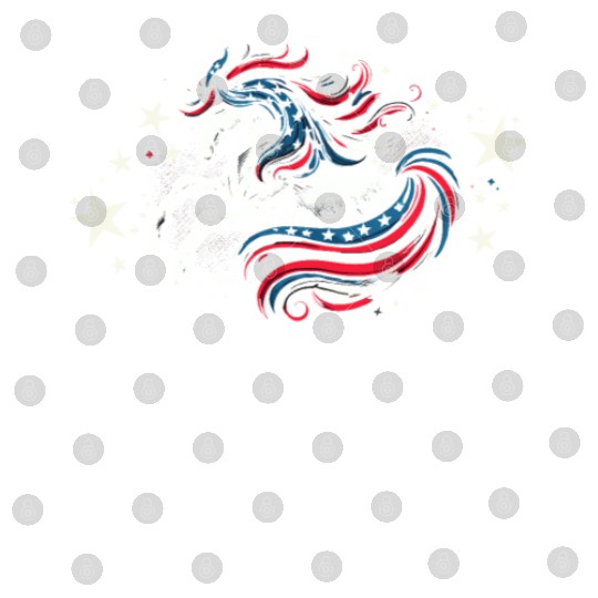 Star-Spangled Unicorn with American Pride and Digital Files
