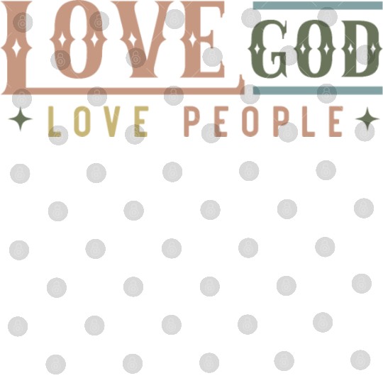 Love God Love People Digital Files