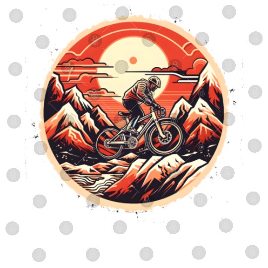 Mountain Biking 90s Colors Digital Files