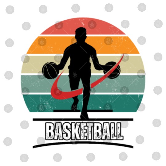 Retro Basketball Classic,athletic men outfits Digital Files