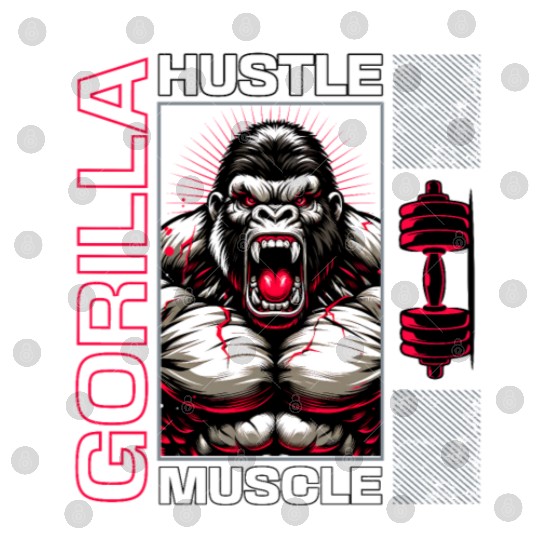 angry gorilla at the gym Digital Files