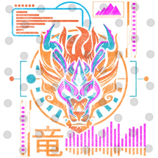 Cyberpunk Technology Synthwave Japanese Digital Files