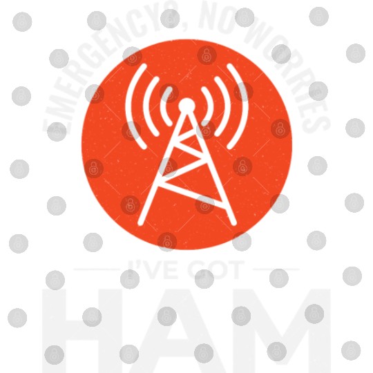 Amateur Ham Radio Operator Radio Waves Funny Digital Files