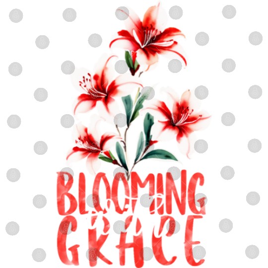 Elegant Red Azalea Watercolor Digital Files
