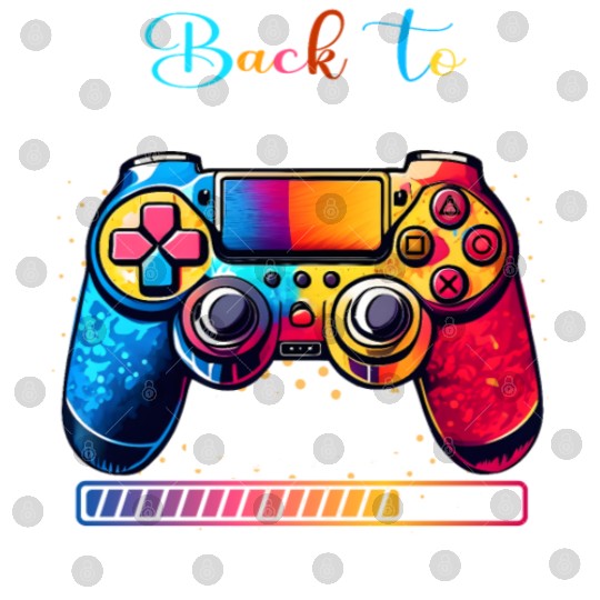 Happy Back to school Game Over Grunge Design Digital Files