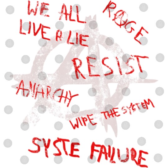 Anarchy Anarchist Merch Peaceful Anarchism Digital Files