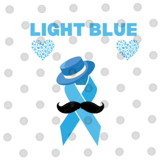 I Wear Light Blue for my Dad Prostate Cancer Aware Digital Files
