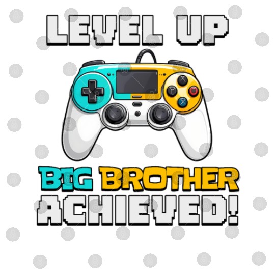 Funny Big Brother Level Up Digital Files