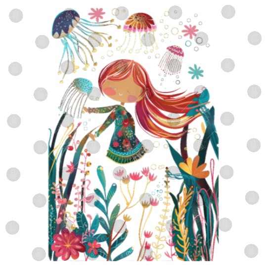 jellyfish girl Digital Files