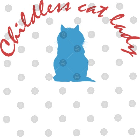 Vintage And Retro Funny Childless Cat Lady Digital Files