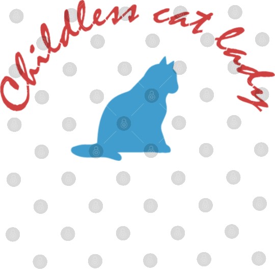 Vintage And Retro Funny Childless Cat Lady Digital Files