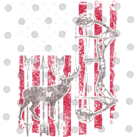 American Flag Deer Elk Hunting USA Patriotic Digital Files