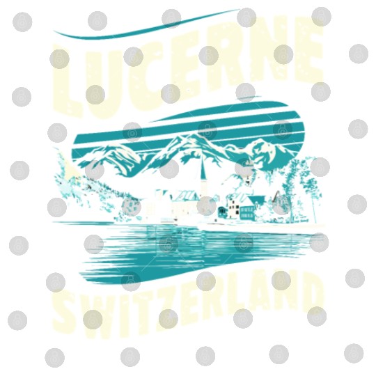 Lucerne Switzerland Souvenir Scenic Mountains Digital Files