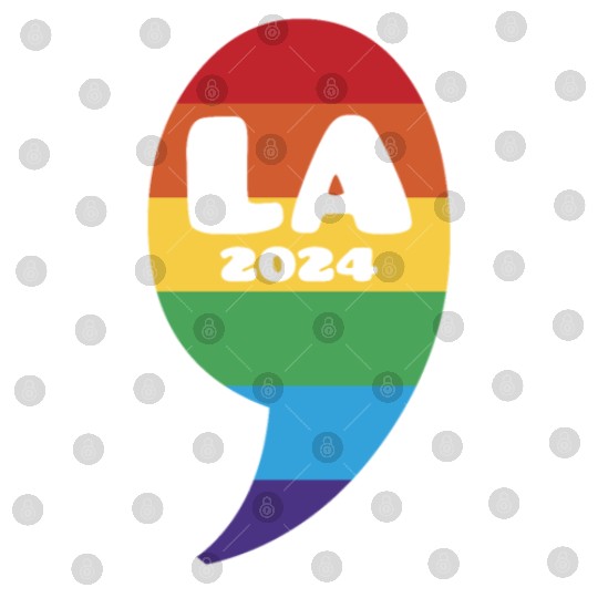 Comma La Rainbow LGBTQ Kamala Harris Digital Files