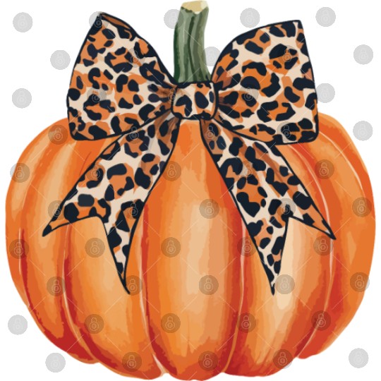 bow pumpkin fall Digital Files