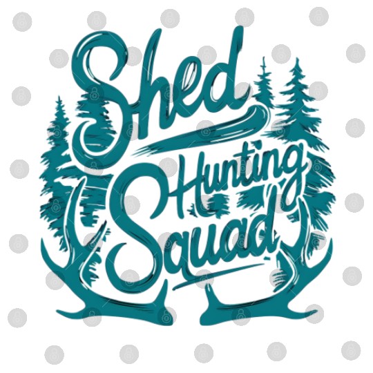 Shed Hunting Squad Antler Collector Digital Files