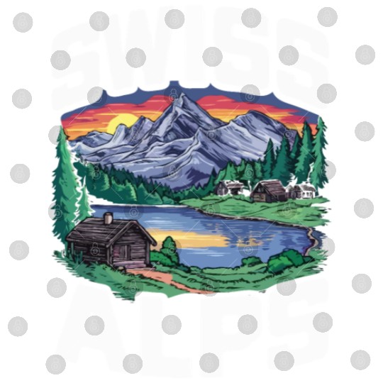 Swiss Alps Switzerland. Digital Files