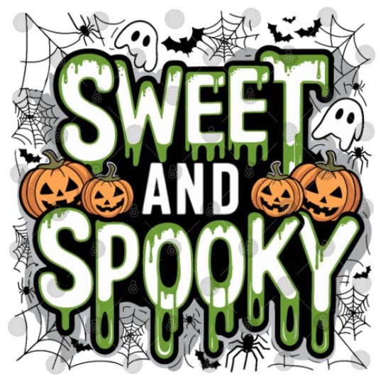 Sweet and Spooky - Sweet Halloween Saying Digital Files