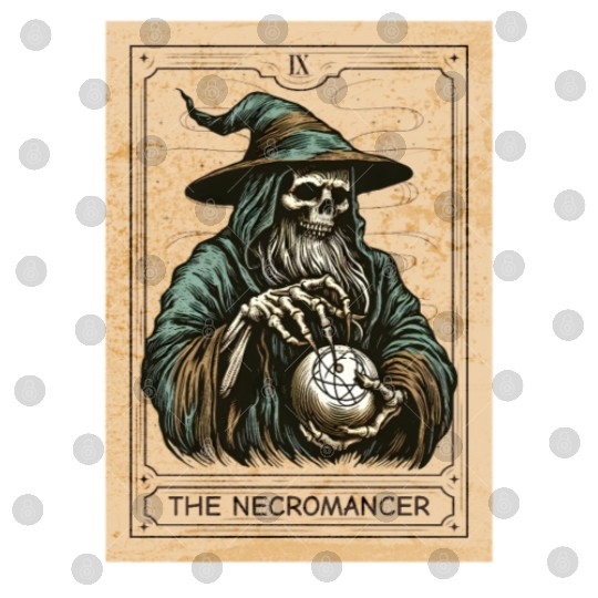 Necromancer - Spooky Necromancer Bones Necromancer Digital Files