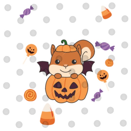 Squirrel Halloween Trade Brother For Candy Digital Files
