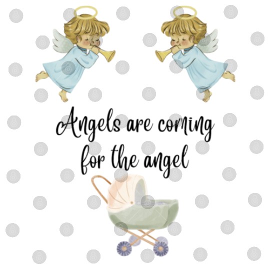 Unisex Angel Baby Digital Files