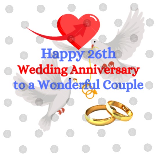 wedding Anniversary 26th Digital Files