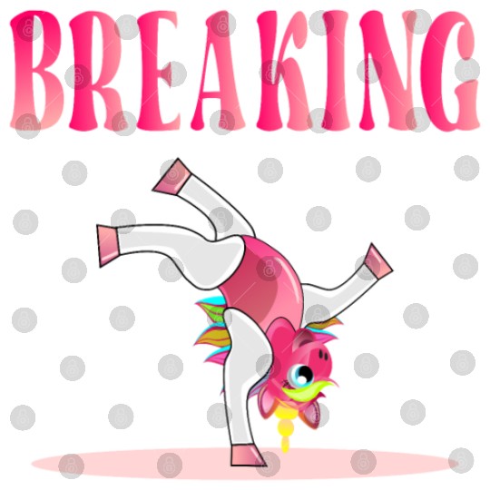 BREAKING DANCE UNICORN Digital Files