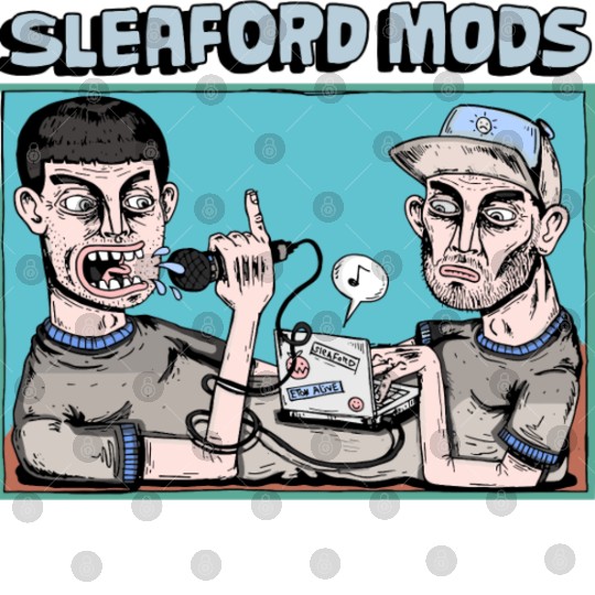 Sleaford Mods Punk Rock Design Digital Files