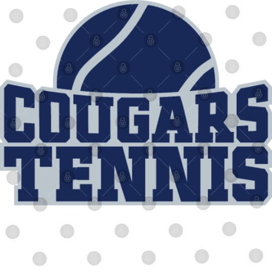 Cougars Tennis Design 1 Digital Files
