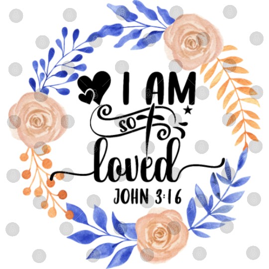 So Loved John 3:16 Love Jesus Christian Christmas Digital Files