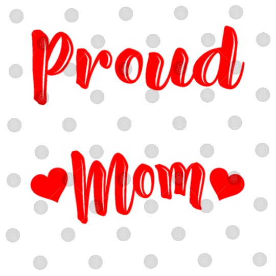 Proud Cheer Mom Cheerleading Mommy Mother's Day Digital Files