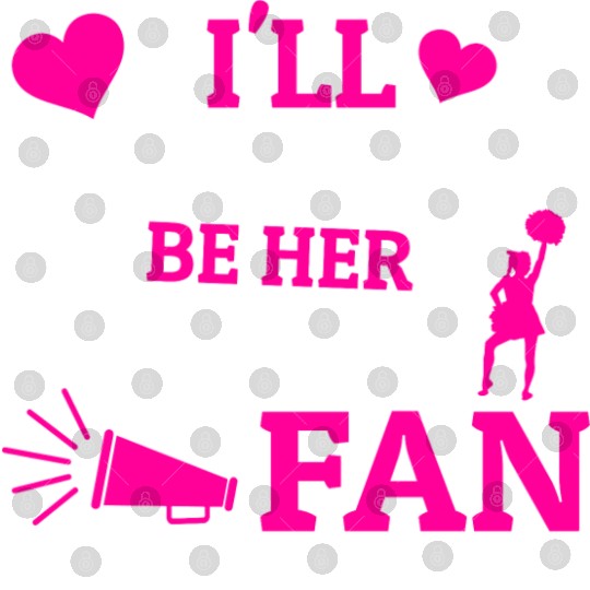 Always Her Fan Cheer Mom Cheerleading Mother's Day Digital Files