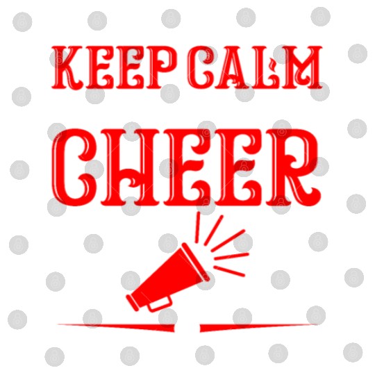 Keep Calm Cheer Mom Cheerleading Mother's Day Digital Files